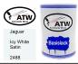 Preview: Jaguar, Icy White Satin, 2488: 500ml Lackdose, von ATW Autoteile West.